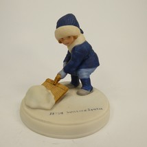 Jessie Willcox Smith -1986 &quot;A Winter Snow&quot; Figurine Good Housekeeping-Avon AIJ02 - £5.46 GBP
