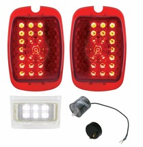 United Pacific 27 LED Sequential Tail Light Set 1937-38 Chevy Car/1940-53 Truck - £82.15 GBP