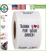 500 Premium Quality Thank You for Your Order Labels - 2 x 2 Inch with Fo... - $350.61 MXN