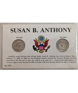 1979 Susan B. Anthony 2-Coin US $1 P Souvenir Set - £8.55 GBP