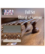 18 pcs, Full set Kharak Santoor, with Metal Bridge, Santor,santour, خرک ... - $26.88