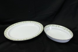 Noritake Princeton Oval Platter and Serving Bowl Lot of 2 - $32.33