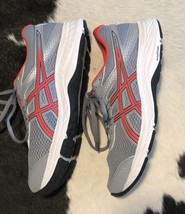 ASICS Size 7.5W Gel-Contend 6 AmpliFoam Running Shoes Womens Gray Hot Pink - £25.88 GBP