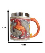 The Trail Of Painted Ponies Emergence Fire Phoenix Rebirth Horse Tankard... - $47.97 CAD