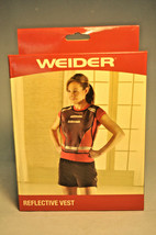 WEIDER REFLECTIVE VEST. GREAT FOR RUNNERS, BIKERS, MODEL WVEST08 - £9.22 GBP