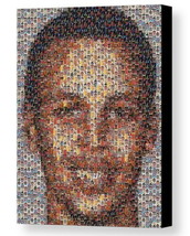 WOW Framed Stephen Curry Michael Jordan Cards Mosaic Limited Ed. Numbered Print - £15.00 GBP