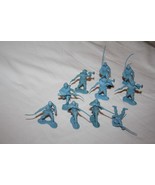 Vintage Marx 54mm First Issue Union Soldier Infantry (10x) Figures dec24... - €30,30 EUR