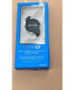 AUVIO 4200991 3-FT 1/8&quot; M to 1/8&quot; M RETRACTABLE STEREO CABLE &quot;BLACK&quot; - $81.10 MXN