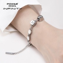 Power Ionics INFINITY Series Germanium 3mm Health Bracelet With 3 x 99.9... - £39.20 GBP