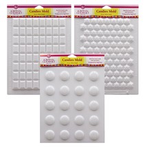 LorAnn Hard Candy Making Mold Gems Set - Includes Rectangle, Hexagon and... - $15.10 CAD
