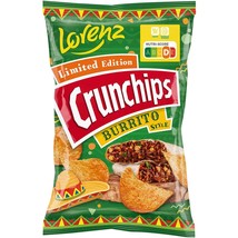 Lorenz Crunchips Burrito Style Flavored Potato Chips -130g Free Shipping - £7.33 GBP