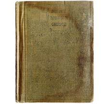 Life And Adventures Of Robinson Crusoe 1911 Daniel Defoe Macmillian HC E54 - £62.90 GBP