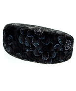 Sunglasses &amp; Eyeglasses Protective Hard Case Soft Fabric Floral Print - $17.74 CAD
