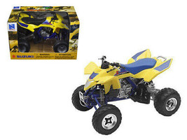 Suzuki Quad Racer R450 ATV Yellow Blue 1/12 Diecast Model New Ray - £22.52 GBP