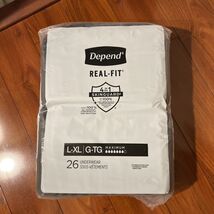 Depend Real Fit Maximum Absorbency Underwear for Men  25 CT Black L/XL o... - $21.00