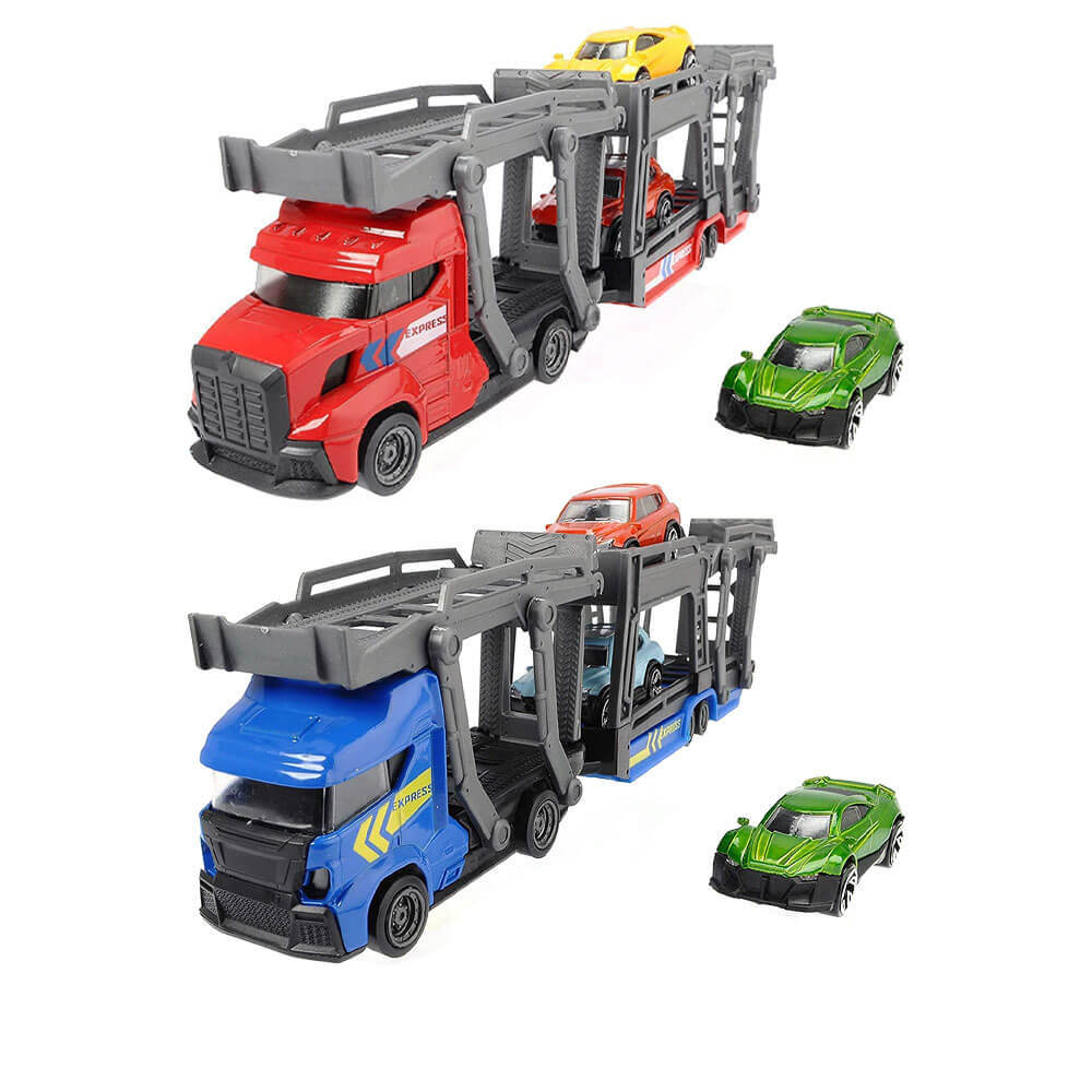 Car Carrier with 3 Cars 29cm (Assortment of 2) - $33.22