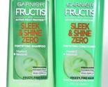 Garnier Fructis 12 Oz Sleek &amp; Shine Zero Fortifying Shampoo &amp; Conditione... - $18.99