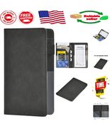 Practical Leather Waiter Book - Compact Server Wallet with Zipper &amp; Mone... - $26.56 CAD