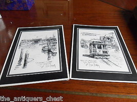 Don Davey San Francisco 2 postcards, &quot;Hyde St. Cable Car&quot;&amp; Fisherman&#39;s Wharf&quot;[12 - £35.61 GBP