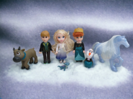 Disney Frozen 2 Anna Elsa Kristoff Petite Princess doll set Olaf Sven Water Nokk - £23.70 GBP