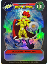 Bandai Digimon D-Tector Series 4 Holographic Trading Card Game Kingetemon - $39.99