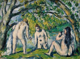 12565.Room Wall Poster.Interior art design.Paul Cezanne painting.Three Bathers - £12.73 GBP+