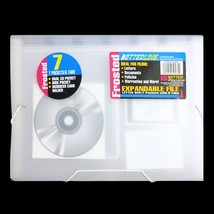 Betterline Frosted Clear Expandable File, Letter Size, 7 Pockets with 6 ... - $5.00