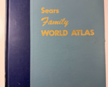 Vintage SEARS FAMILY WORLD ATLAS - 1961  Hardcover - £23.21 GBP
