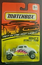 1993 Matchbox Ford Willy&#39;s Street Rod  #69 of 75 White Get in the fast lane HW4 - £5.25 GBP