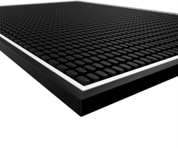 Highball &amp; Chaser Premium Bar Mat 18In X 12In 1Cm Thick Durable and Stylish Serv - £24.02 GBP