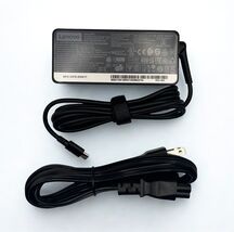 Lenovo 65W USB-C Laptop Charger ADLX65YCC3A, OEM AC Adapter, Power Cord ... - $22.99
