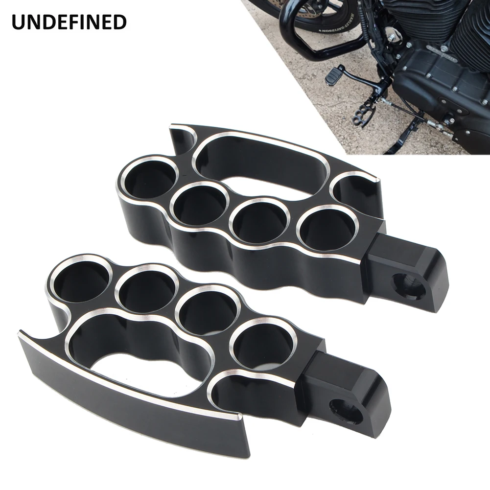 Motorcycle Flying Foot Pegs Mini Footrest Pedal Control for Harley Sport... - $28.46+