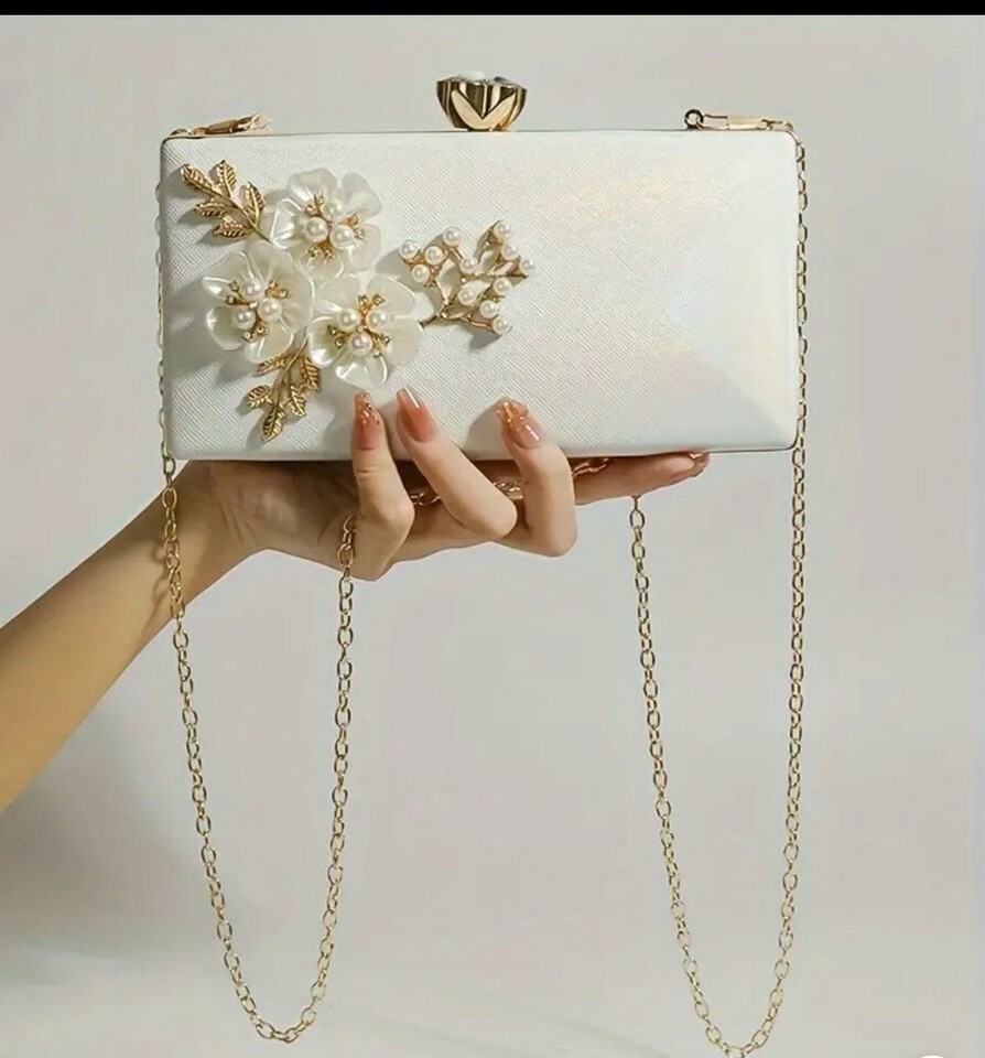 Elegant  Clutch with Rhinestone Clutch Bag Purse - $29.00