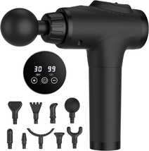30 Speed Muscle Massage Gun with 9 Heads for Athletes Handheld Electric Massager - £30.82 GBP