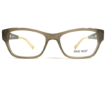 Nine West Petite Eyeglasses Frames NW5082 278 Clear Brown Cat Eye 49-16-135 - £14.64 GBP
