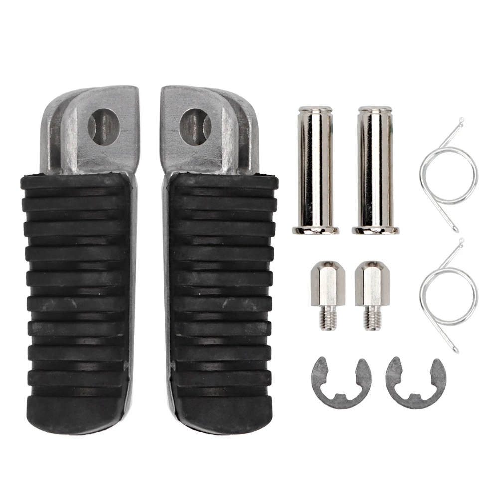 Aluminum Motorcycle Front Footrest Foot Pegs Pedal Fit for Kawasaki EX25... - £21.06 GBP