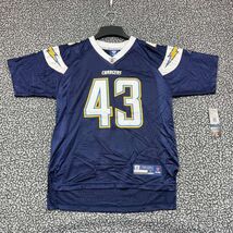 Los Angeles LA Chargers Sproles #43 Jersey Shirt Youth Large Reebok New L - $672.22 MXN