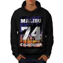 Wellcoda Malibu California Mens Hoodie, Palms Casual Hooded Sweatshirt - £25.57 GBP+