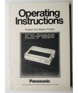 Vintage Panasonic KX-P1695 Dot Matrix Printer Operating Instructions Manual - £15.68 GBP