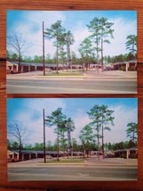 Pair 50s King Cotton Motel FR Phillips Two Notch Road Columbia South Car... - $16.99