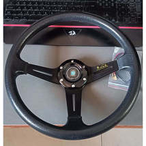 Nardi 14 Inch ND PU Auto Racing Steering Wheels Universal Deep Corn Drif... - £23.56 GBP+