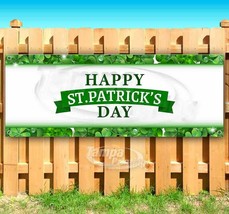 Happy St. Patrick&#39;s Day Advertising Vinyl Banner Flag Sign Many Sizes Holiday - £18.75 GBP+