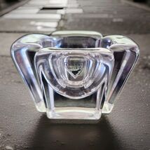 Orrefors Max Sweden Crystal Votive Candle Holder Anna Ehrner Design - $9.89