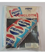 Vintage Pepsi Cola Pop Label Logo Funcloth Plastic Tablecloth 76 x 42 NO... - £17.13 GBP