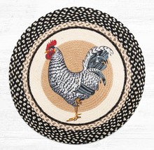 Earth Rugs RP-430 Rooster Round Patch 27&quot; x 27&quot; - £38.71 GBP