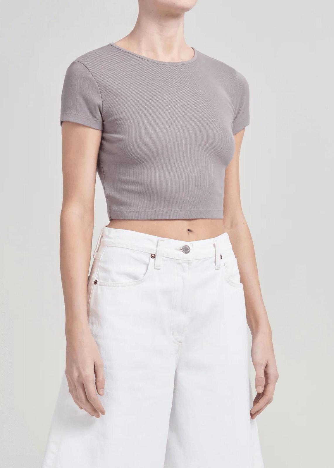 Agolde Savannah Baby Tee Shaker Shaker - $73.00