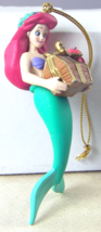 Disney Christmas Ornament Little Mermaid Ariel with Treasure Chest + Box - £7.99 GBP