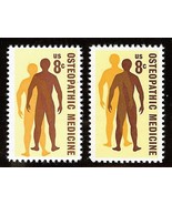 1469 - 8c Color Shift Error / EFO Perfect Change of Design &quot;Osteopathic&quot;... - $20.50 CAD