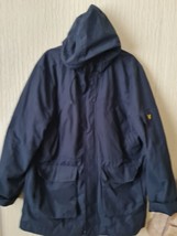 lyle Scott Navy Blue Jacket For Men Size XL Express Shipping - £17.77 GBP