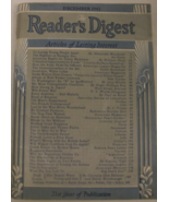 The Reader’s Digest, December, 1942, 21st year of Publication. Includes:... - €21,34 EUR